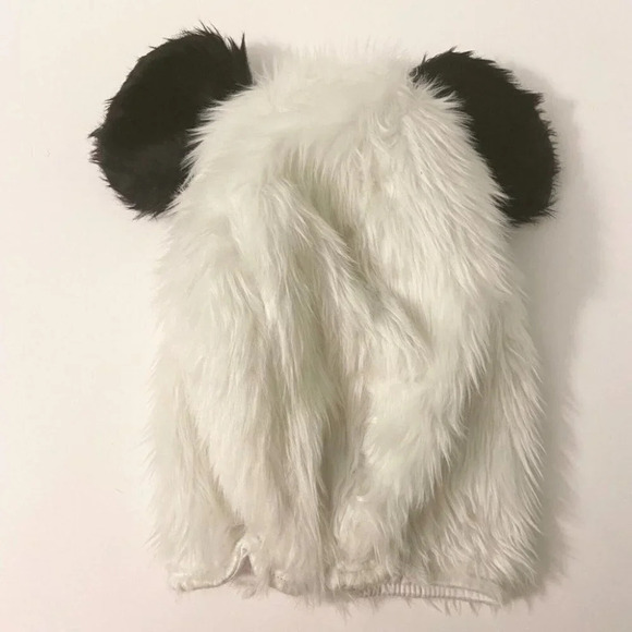 Panda Hood Adults Costume Halloween Mask Headwear Hook  and Loop Closure Cosplay - Picture 3 of 9
